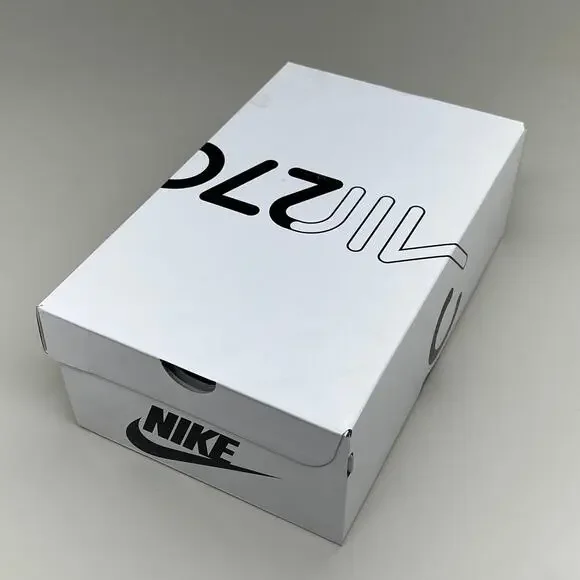 NIKE W Air Max 270 Foam Insole Mesh Sneakers Women's Sz 7 White Gold DZ77736 001 - Picture 11 of 12